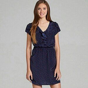 Vampire Diaries- navy w/ red heels dress